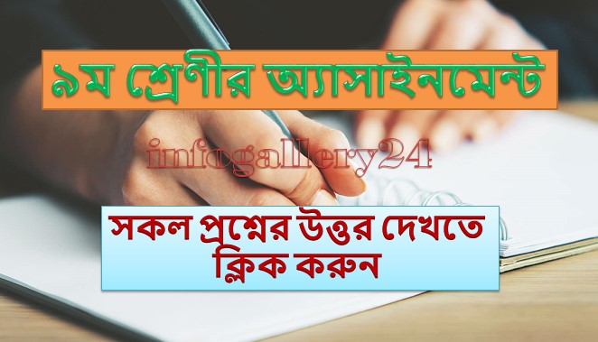 Class 9 Assignment Answer 2021 PDF
